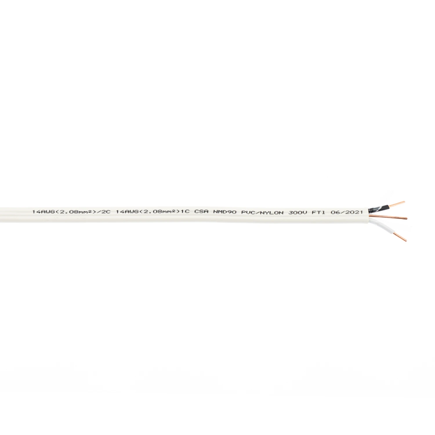 14/2 14/3 12/2 AWG Romex NMD90 Copper Conductor Cable NMD90 Building Wire with cUL Certificate for Canada