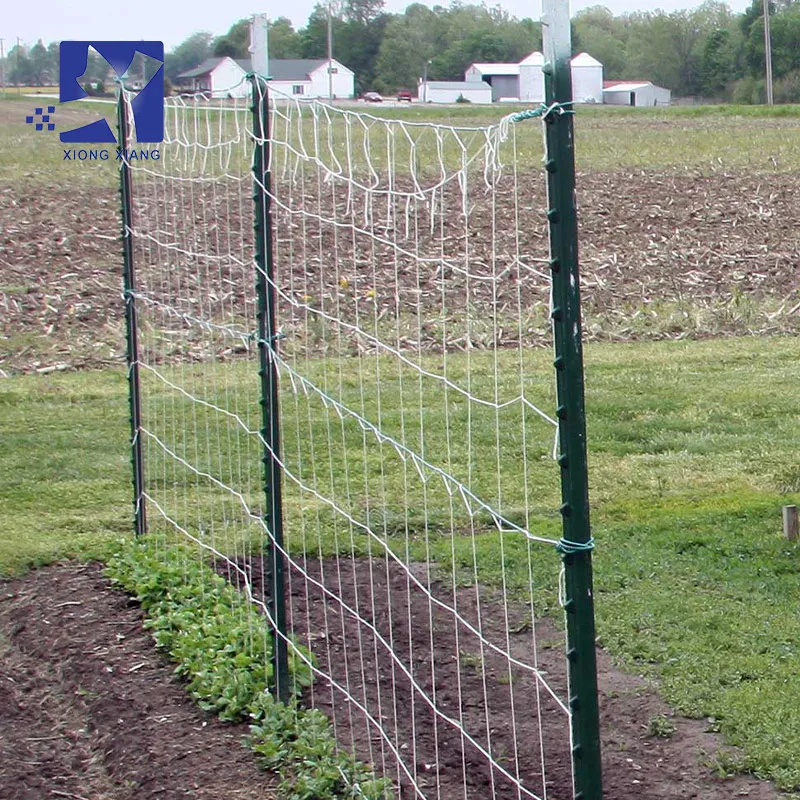 American Farm 6 ft T Fence Post/Green Studded T Fence Post