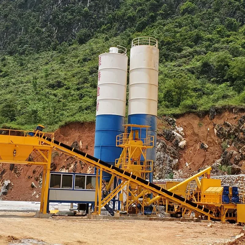 High quality continuous cement stabilized sand gravel concrete stationary soil mixing plant for road construction