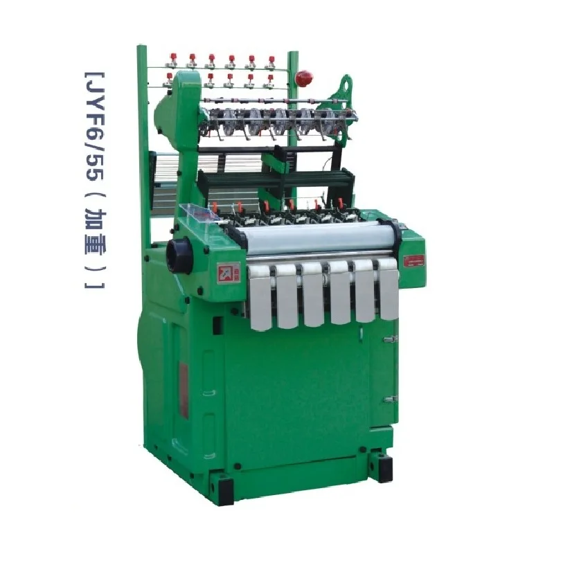 JYF6-55 High Speed Loom Weaving Shuttleless Loom Narrow Fabric Needle Loom Weaving Machine For Ribbon Pp Belt