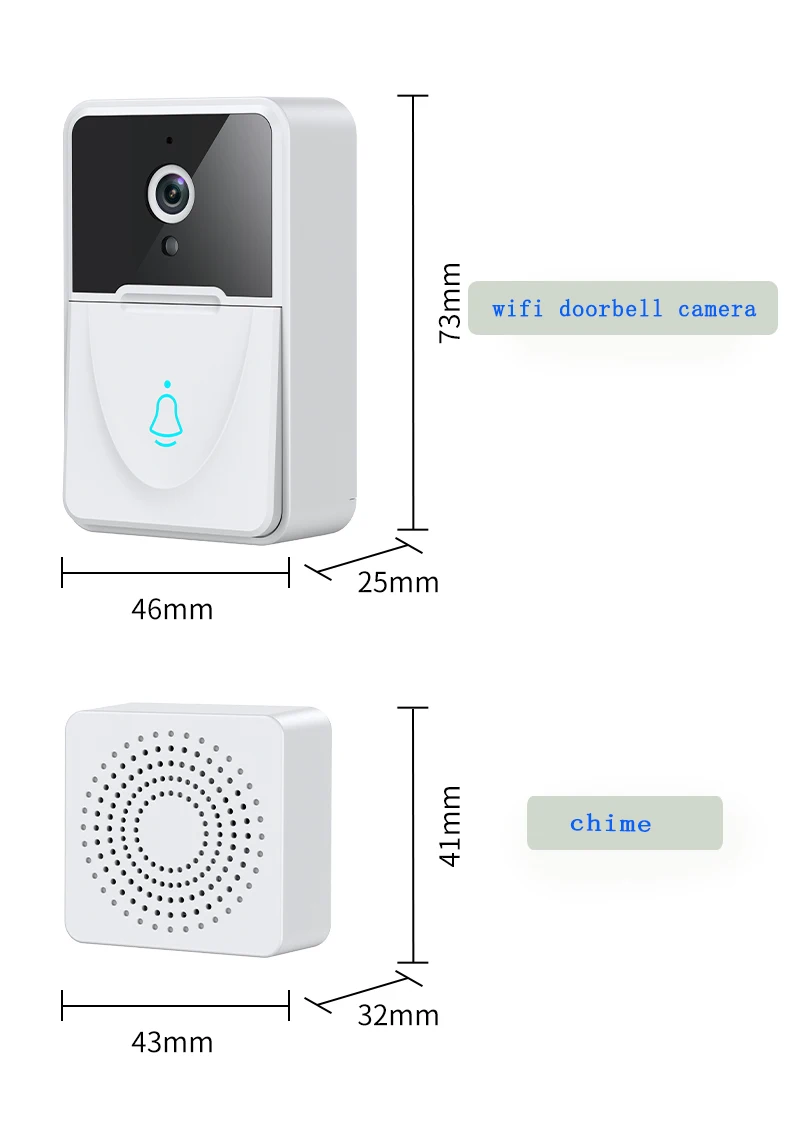 Hot Door bell Camera Wifi Video DoorBell Camera Smart Video Door Phone HD Ring Wifi Doorbell Camera