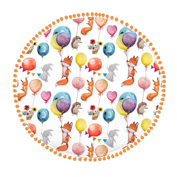
Cartoon Printed Comfort Newborn Baby Play Game Mat 