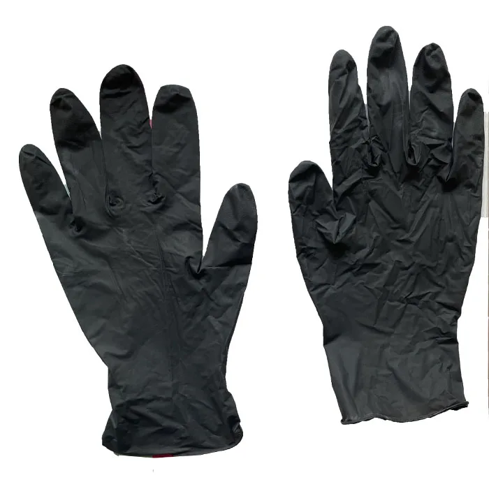 Black Nitrile Gloves Bulk Powder Free Disposable Glove China Factory