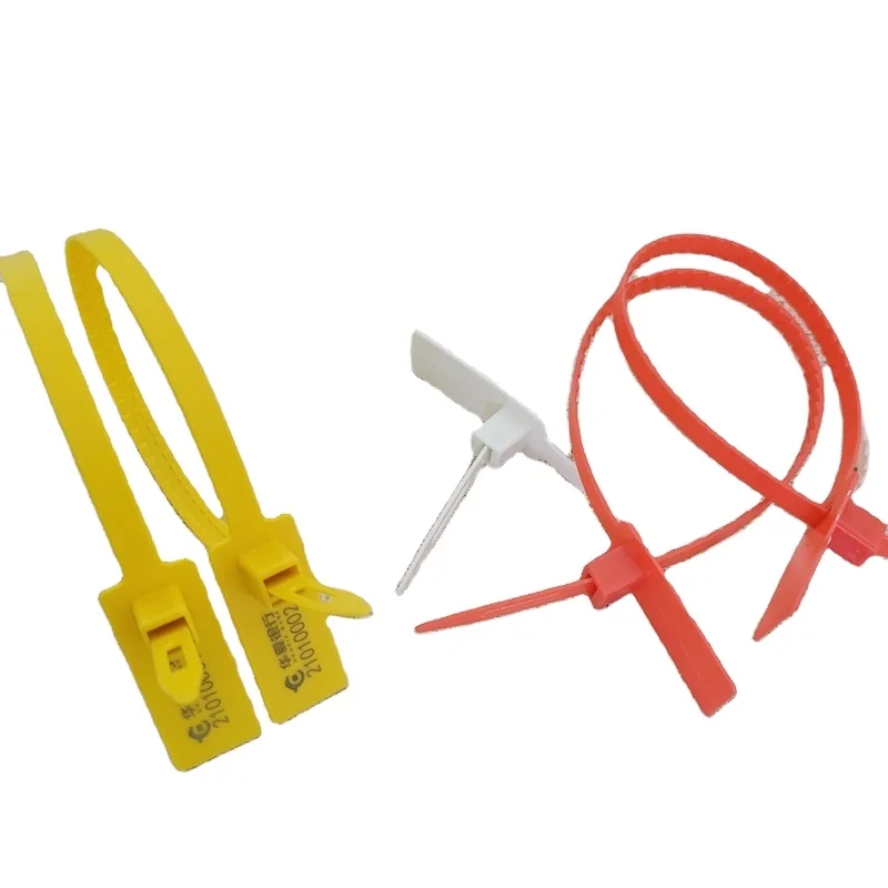 High Quality Custom Logo Disposable Plastic Seal Zip Tie With Writable Tag Plastic tie