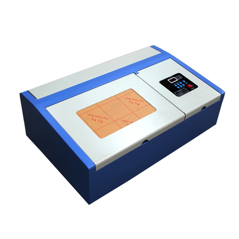 Mini laser engraving machine price for rubber stamp paper cutting engraving acrylic wood glass laser plotter printer