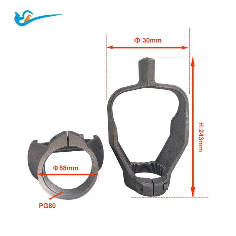 High Pressure Quality Oxygen Device ISO9809-3 Standard Seamless Steel Oxygen Gas Cylinder cap