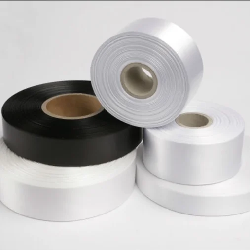 100 Polyester Satin Wash Care Label Ribbon  for Household Textile Items