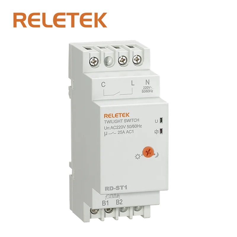 Reletek рельс сумеречный выключатель таймер светового датчика реле RD-ST1,AC220V В переменного тока, 50/60 Гц, высокая чувствительность, с вечной датчик освещенности реле ODM