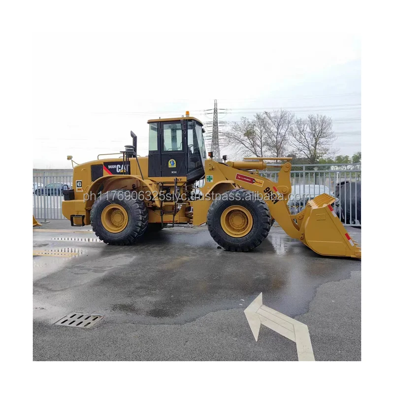Продажа по низкой цене колесный погрузчик Caterpillar 966h с кошачьим 3306 фронтальный двигателя полезная нагрузка 5t мощный 966