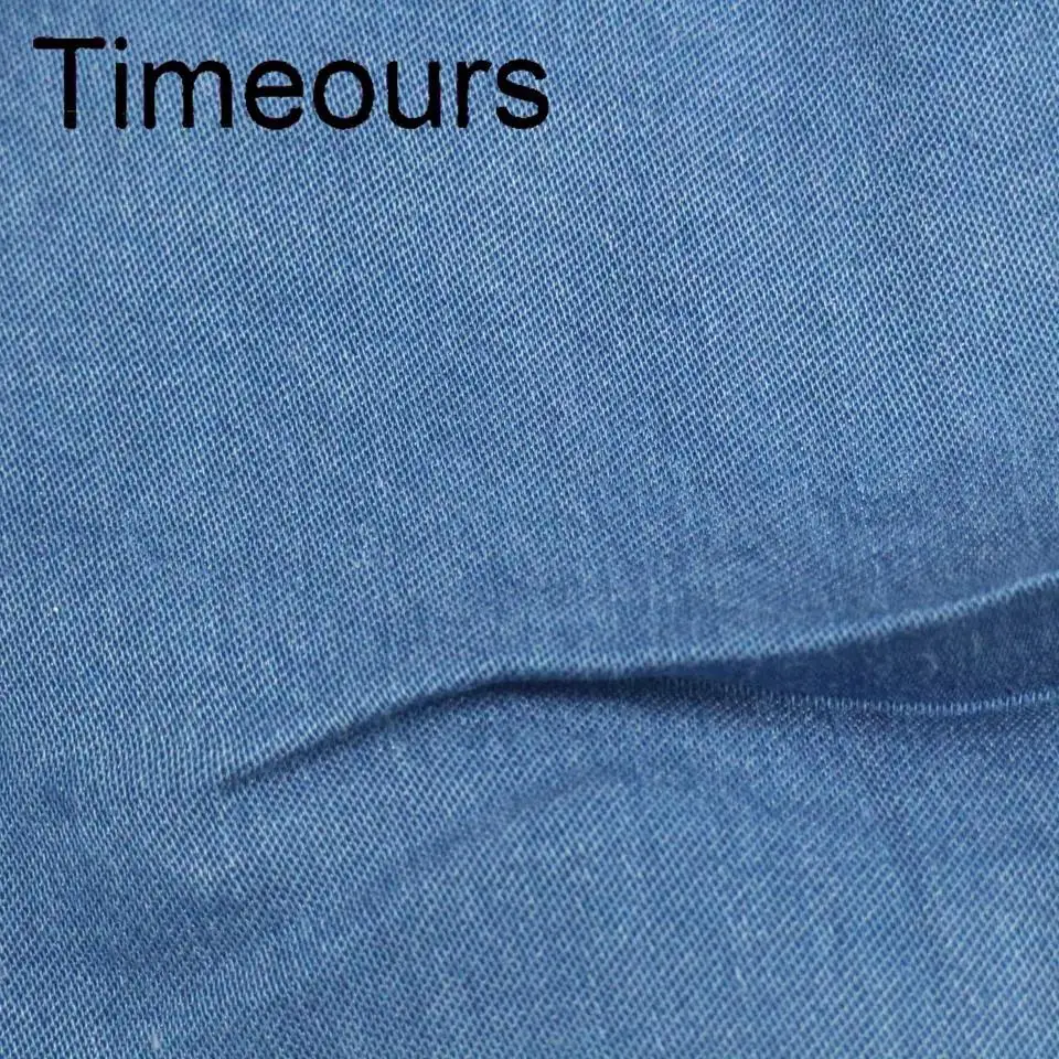Skin-friendly 100%tencel denim fabric for garments width 150cm