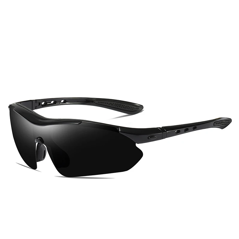 8501 Fashion Design Sports Sunglasses Outdoor Mans One-piece Driving Cycling Polarized Sun Glasses