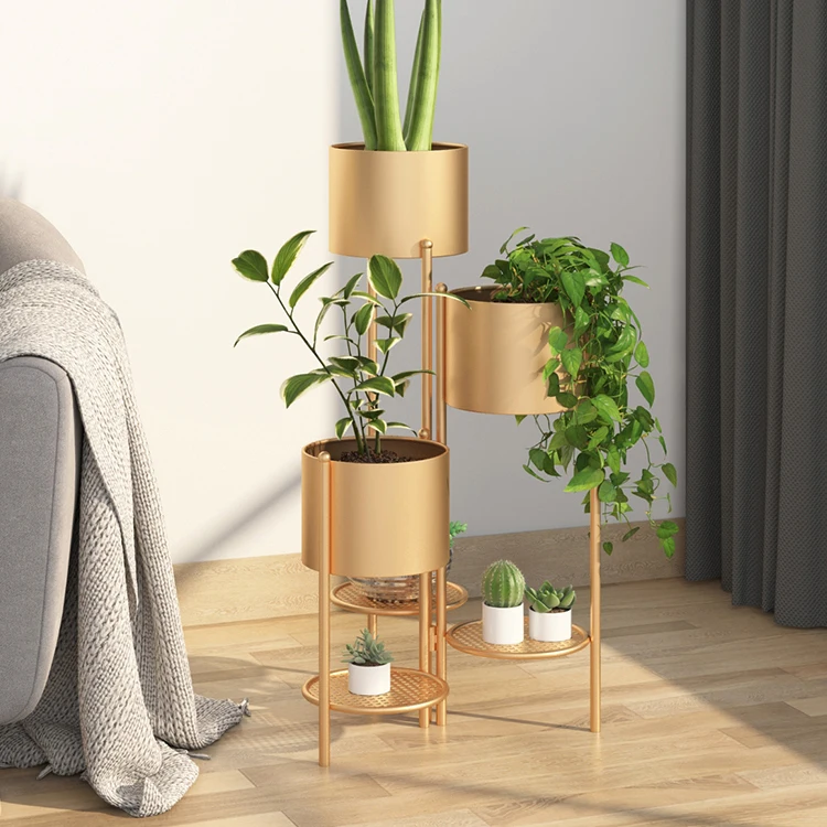 Nordic Creative Network White Shop Flower Stand Decoration Living Room Flower Pots Wall Hanging Planter