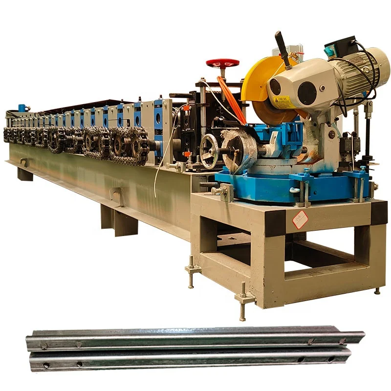High-end elevator column guide rail roll forming machine for automatic