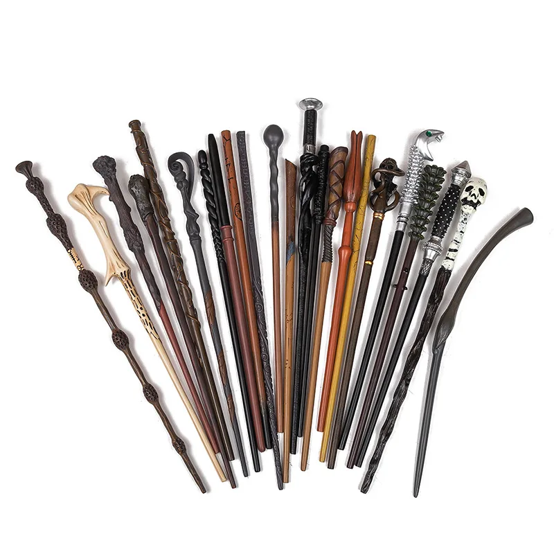 35-42cm Harries Resin Collectible Witch Wizard Cosplay Hermione Magic Wand Full Range of Stage magic stick Christmas Gifts Toys