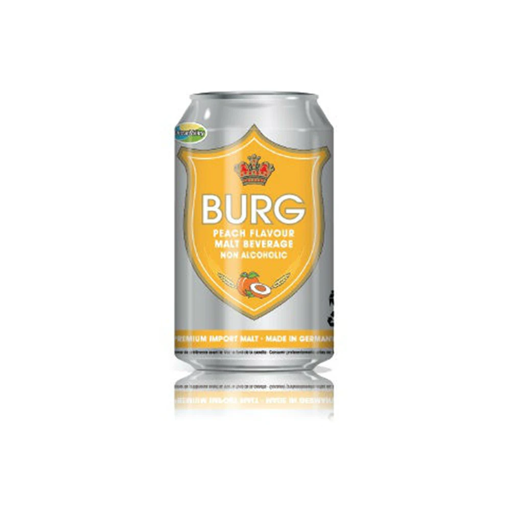 Wholesale Price Peach Malt Beverage Soft Drink Flavored Drinks Delicious Peach Flavor Non-alcoholic Drinking