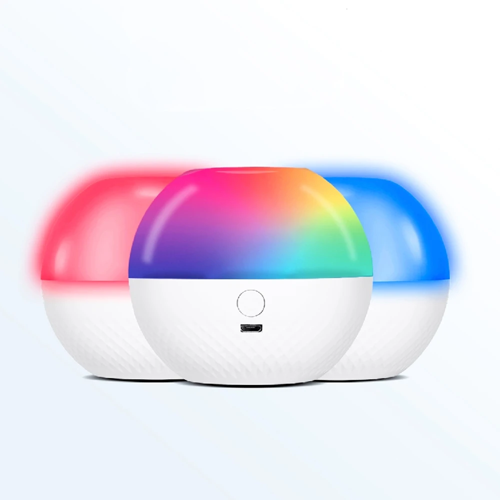 LED RGB Colorful Apple Night Light USB Rechargeable Touch Sensor Table Lamp With Control Desk Lamp For Kid Gift