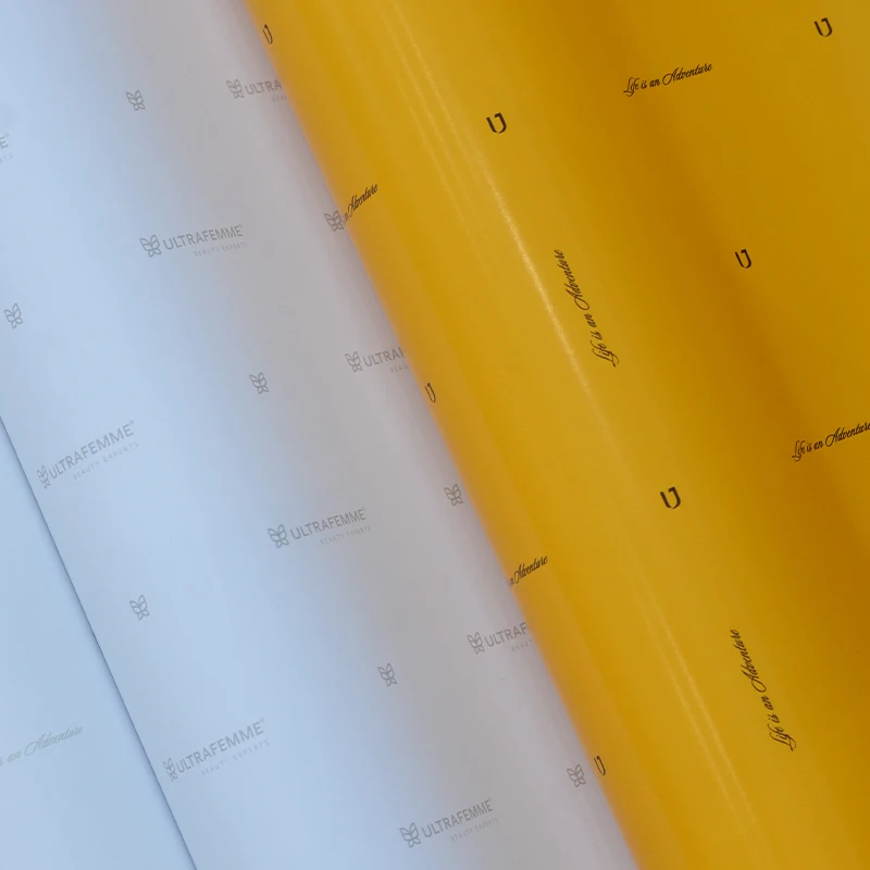 customized logo 100g rolling wrapping papers for beauty products stylish clothes tissue paper gift wrapping paper