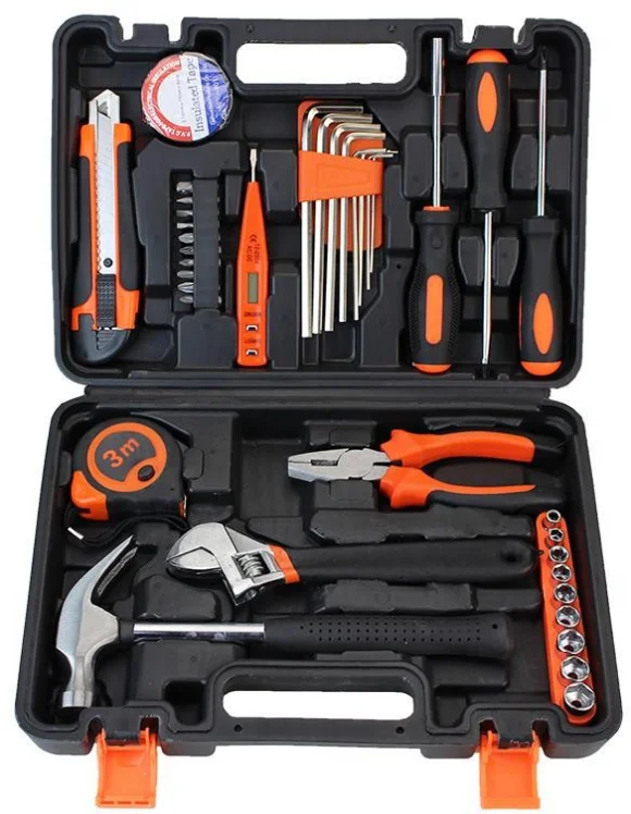 Chinese Factory Household Repair Craftsman Toolkit High Quality Hand Tool Set 38 pieces