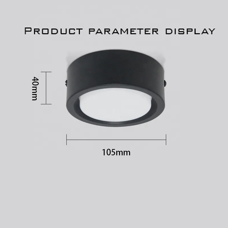 Ultra Slim Modern Fixtures Surface Mounted 9W 12W 18W 24W 30W Round White Aluminium Led Ceiling Lights