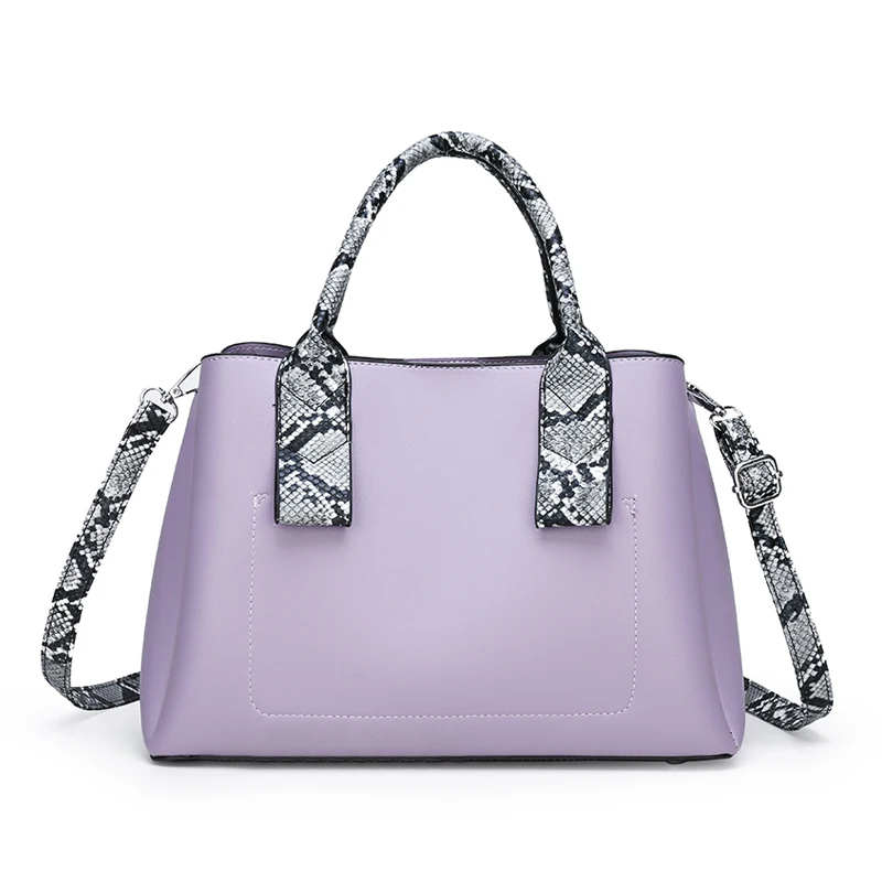 2022 New Style Factory Custom Luxury Handbags 2 In 1 Set Brand Women Hand Bag Wholesale Pu Leather Handbags Set for Women