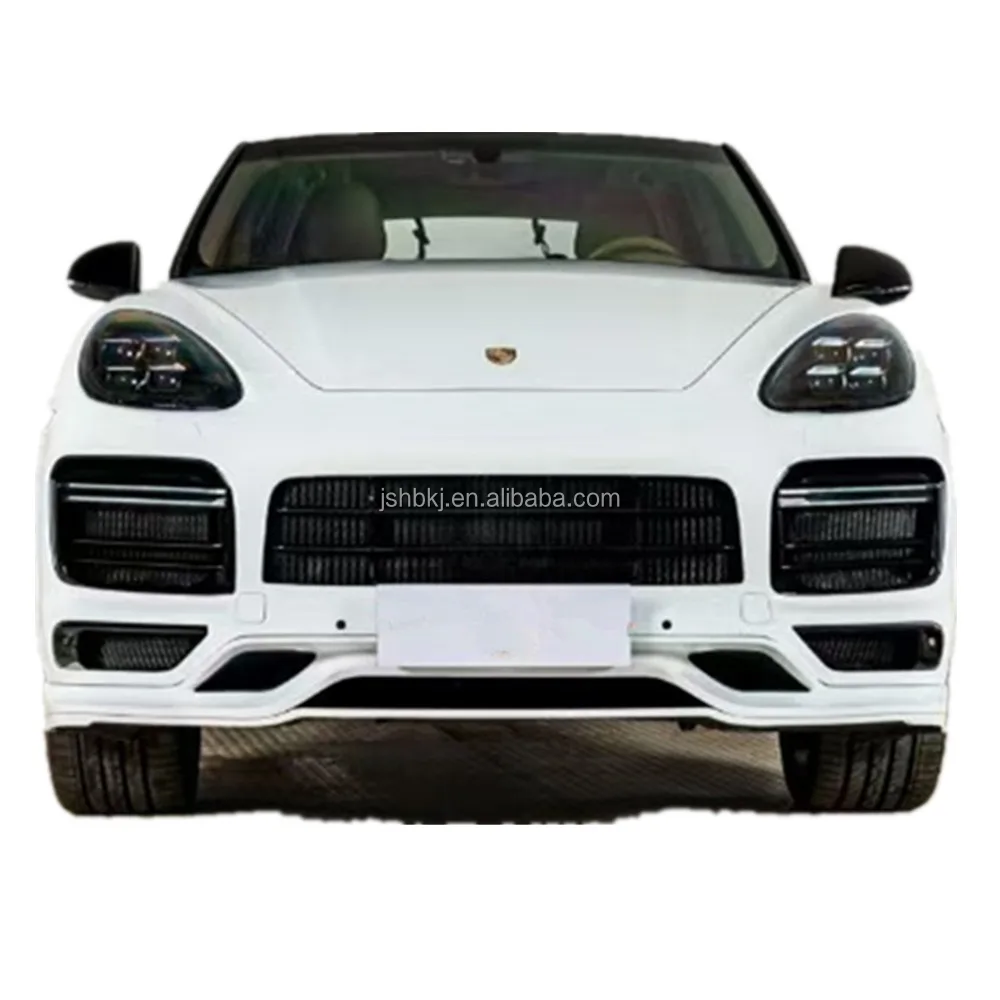 Brand new Body Kit 9Y0.1 SD double bar lights front bumper and TKT front lip kit for Porsche Cayenne 958.1