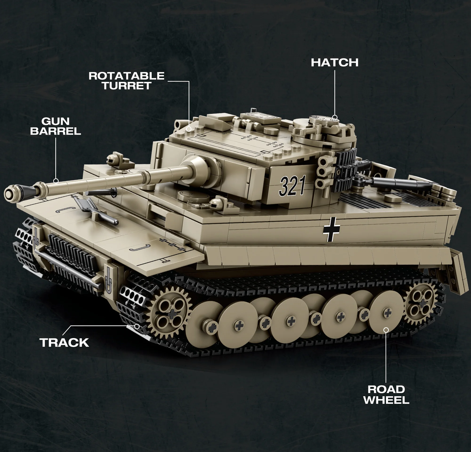 Reobix World of tanks 1:30 масштаб тяжелый танк строительные блоки военный истребитель немецких Танков для детей