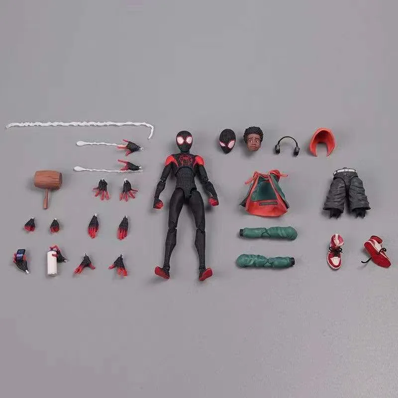 Avengerss Marvel SHF Spider-Man Parallel Universe 2 Across the Universe Miles movable boxed animation figure model