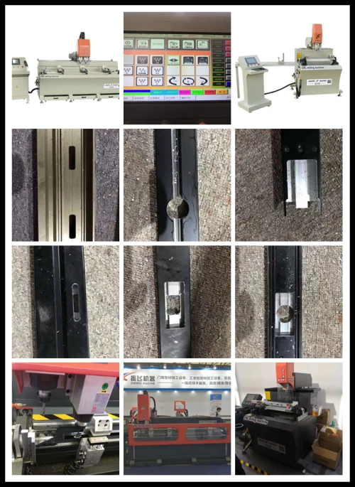 Double Heads PVC  Aluminum profile Window Door copy router And Drilling Machine