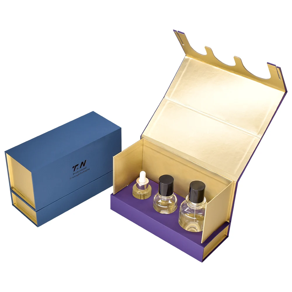 custom luxury PERFUME gift box packaging and High-Quality Eco-Friendly and Customization logo colour siz Reliable Supplier