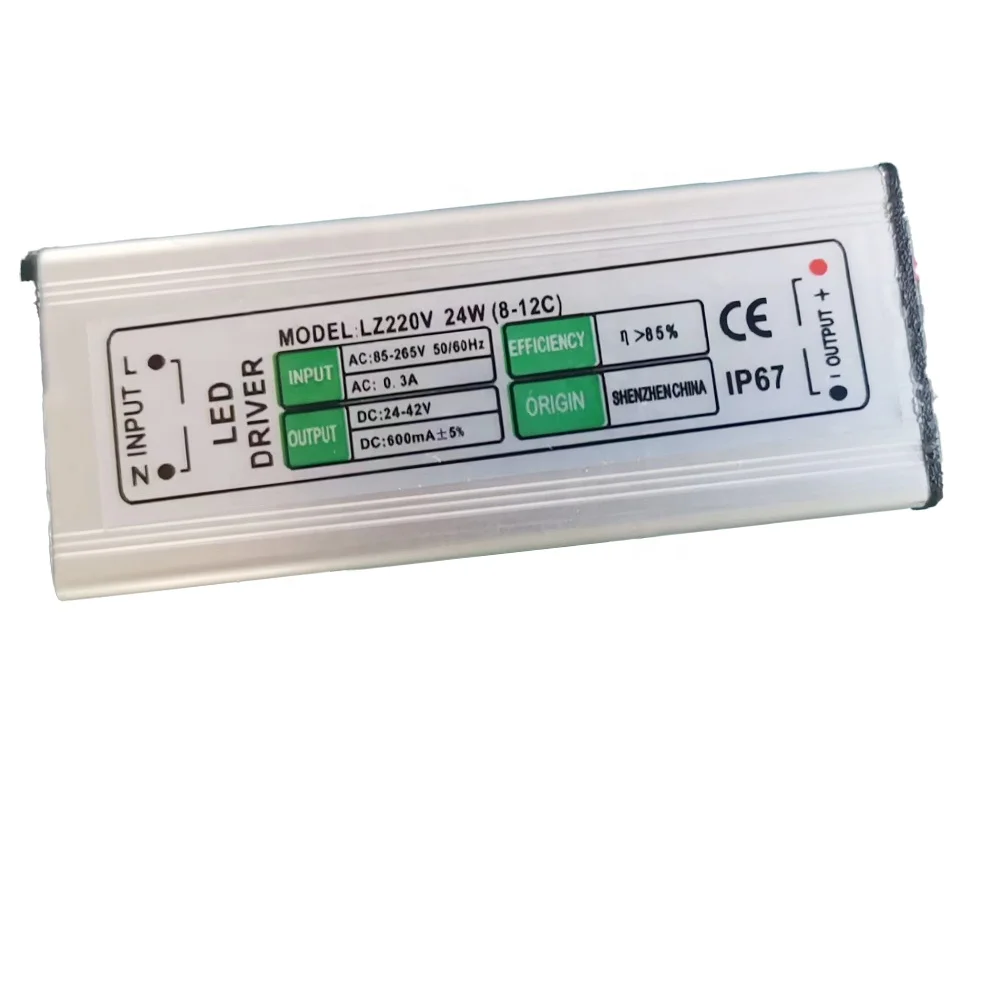 Waterproof led driver 220v constant current 600ma