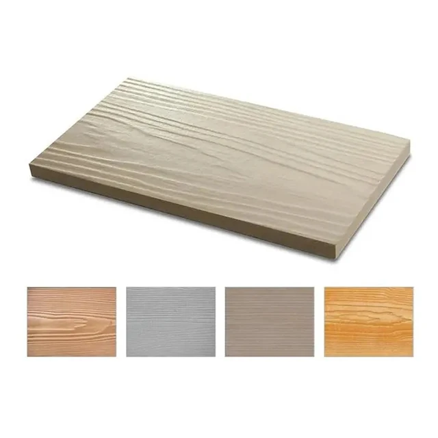 Modern Grey Compressed Fibre Cement Sheets for Outdoor Deck Flooring Wood Grain Design Basic Grey Cement Board Floor Sheeting