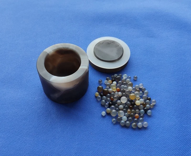 30mm~300mm Natural Agate Mortar and Pestle set for lab use