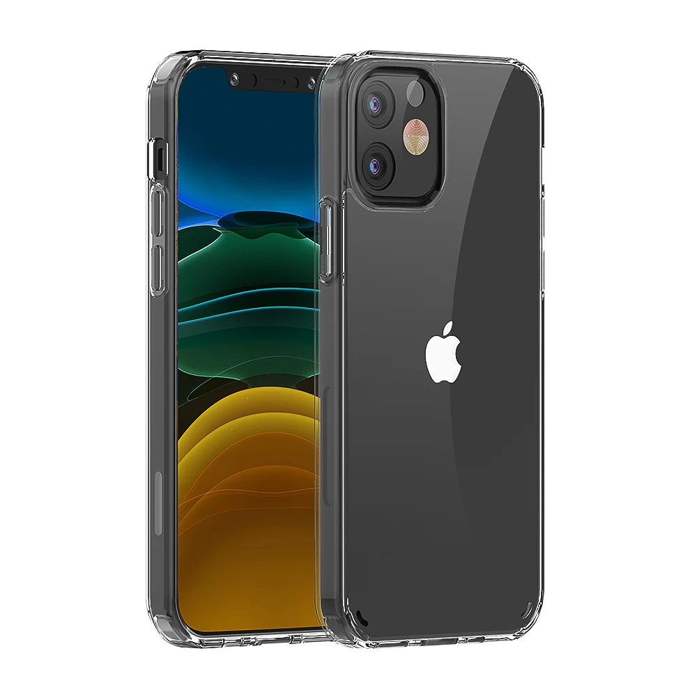  Чехол для сотового телефона iPhone 12 прозрачная акриловая задняя крышка 1 5 мм прозрачный чехол-бампер из ТПУ SE до 11 Pro Max