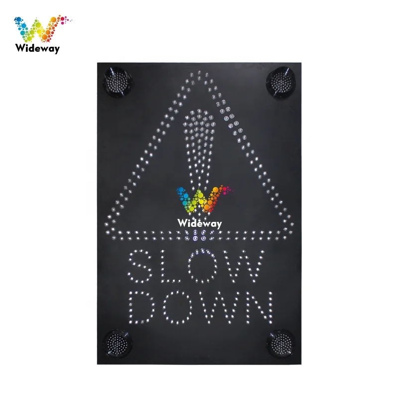 Road safety warning slow down LED traffic signs