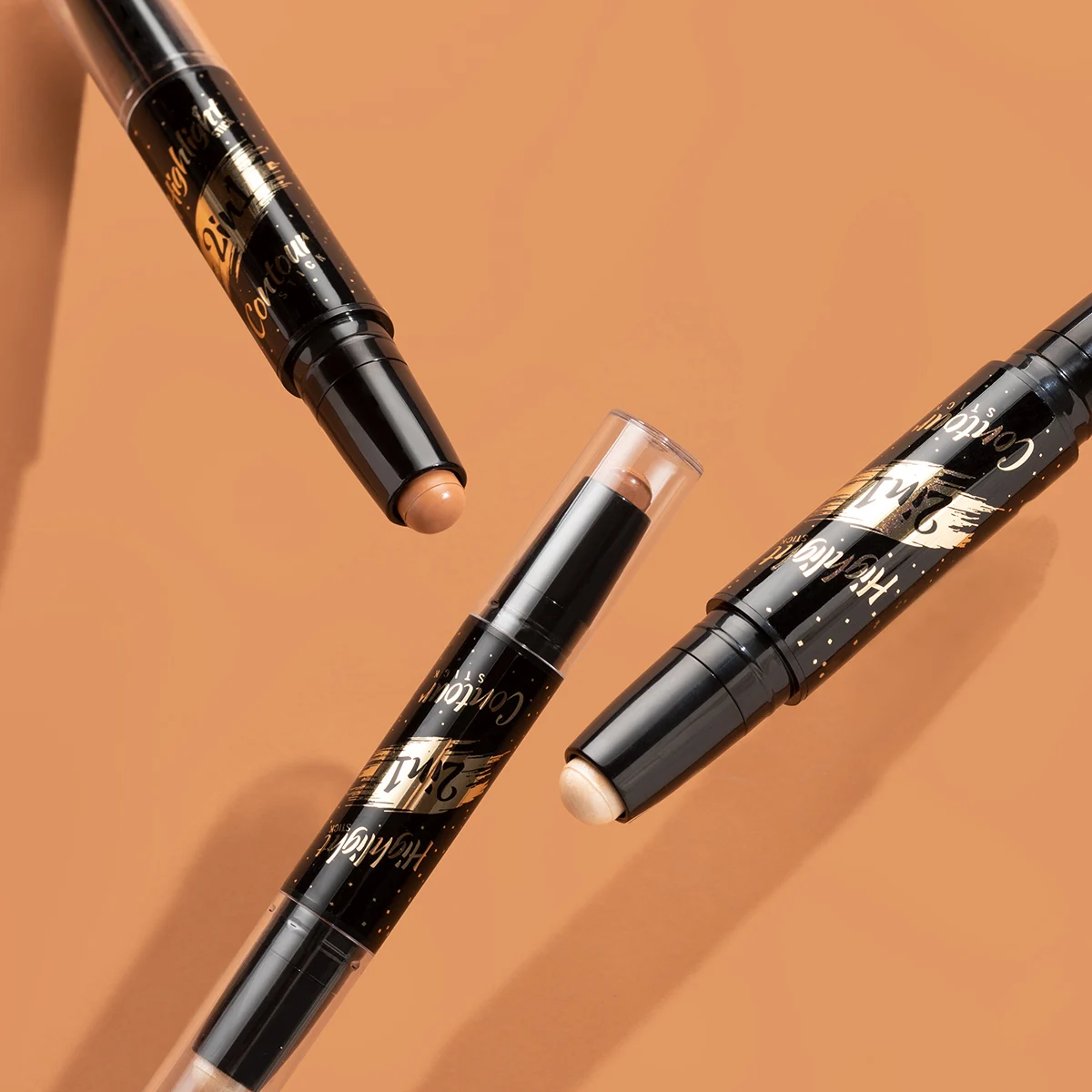 MENOW C809 Highlight Concealer and Contour Stick Double-headed Highlight Concealer Pen Stick