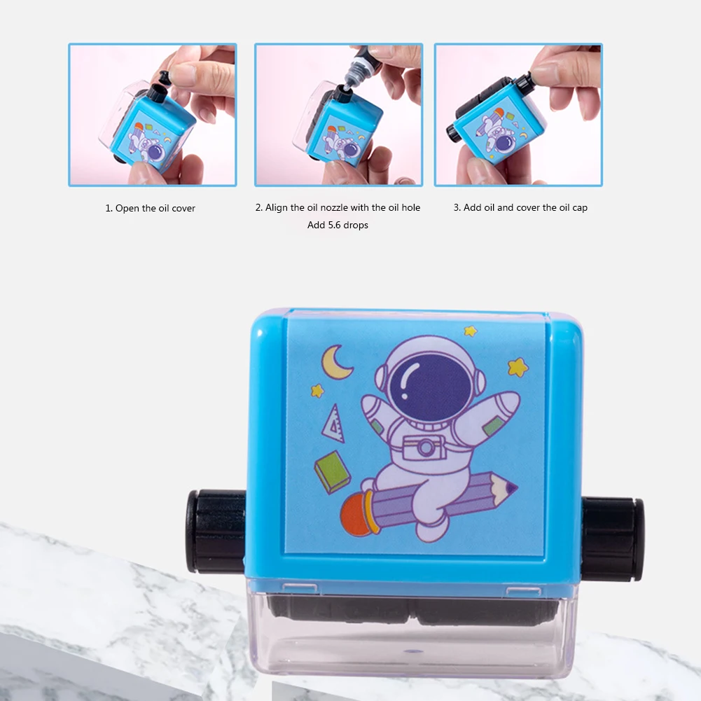 Hot Sale Educational Math Practice Digital Teaching Roller Stamp Kids Learning Maths Roller Stamp Children Maths Stamp
