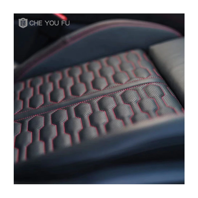 forro par asiento de autos decroate pu microfiber leather car high quality best price