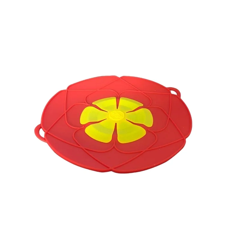
Anti-overflow silicone pot cover high temperature protection device 