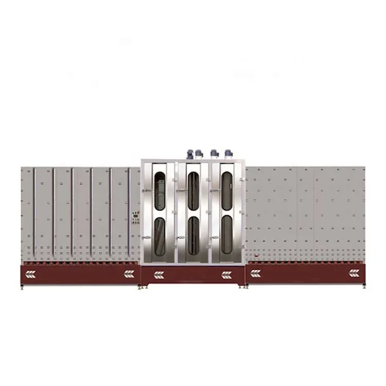 Industrial &Building Glass Cleaning Machine CNC Control Vertical Glass Washing Drying Machine