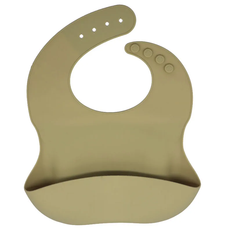 Bpa Free Wholesale Logo Custom Baby Bibs Waterproof Feeding Kids Silicone Bib For Boy Children
