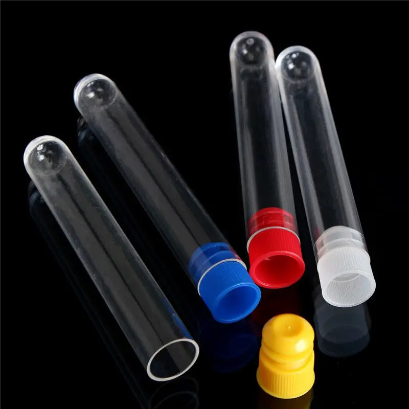 round bottom 12*60mm 12*75mm 13*78mm 13*100mm 15*100mm 16*100mm transparent PS plastic material plastic test tube