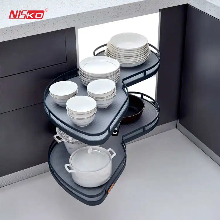 Kitchen Cabinet Drawer Magic Corner Pull Out Basket/ Magic Corner for Kitchen