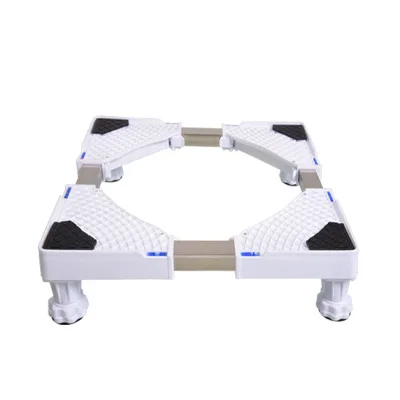 Plastic Base for Washing Machine and Refrigerator Multi-function Washing Machine Base With Adjusting Frame Fridge Stand