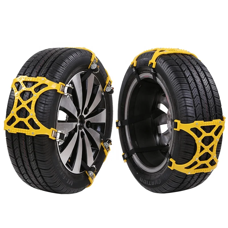 6 Pieces Car Motorcycle Anti Slip Tire Snow Mud Sand Traction Chains