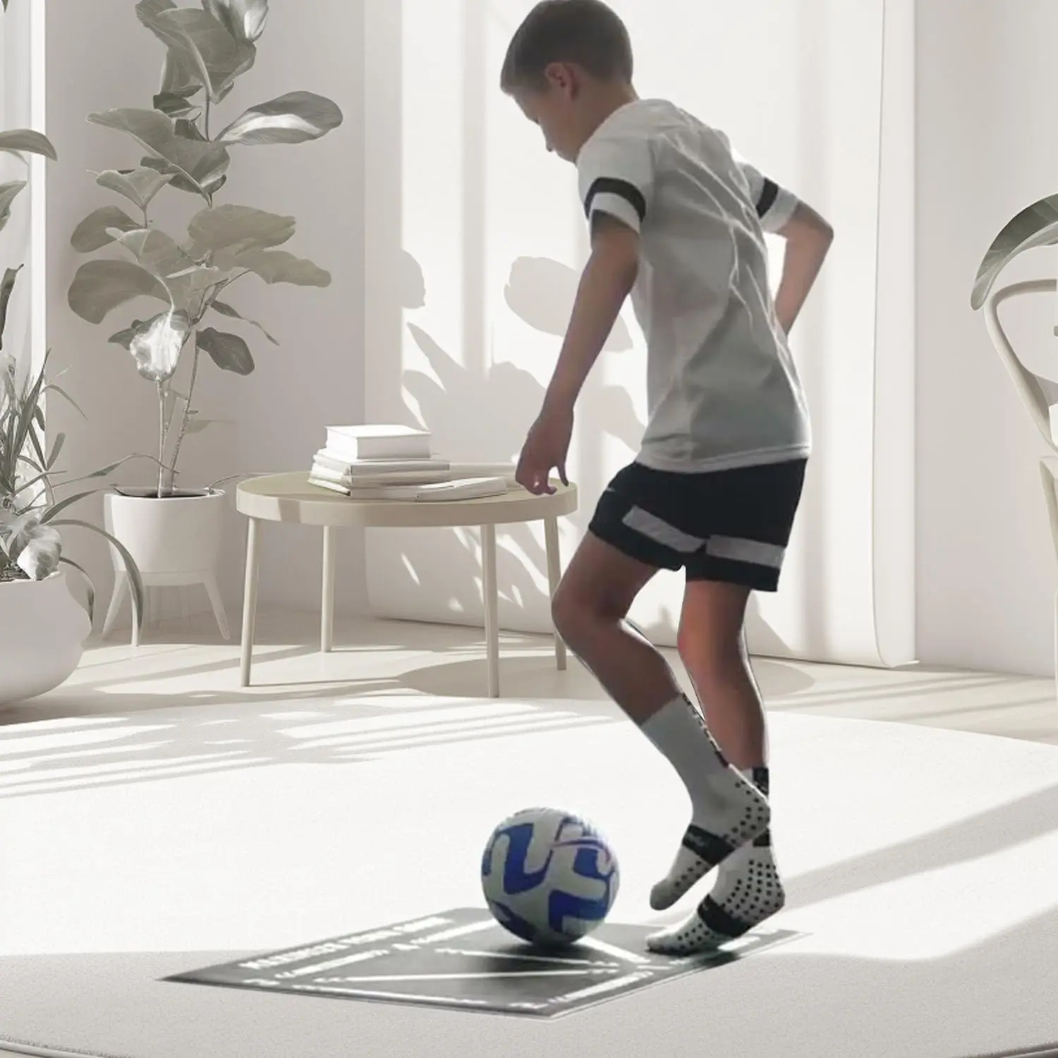 customized New arrived Football Team soccer Training Equipment Football Training Mat for Effective Footwork Practice