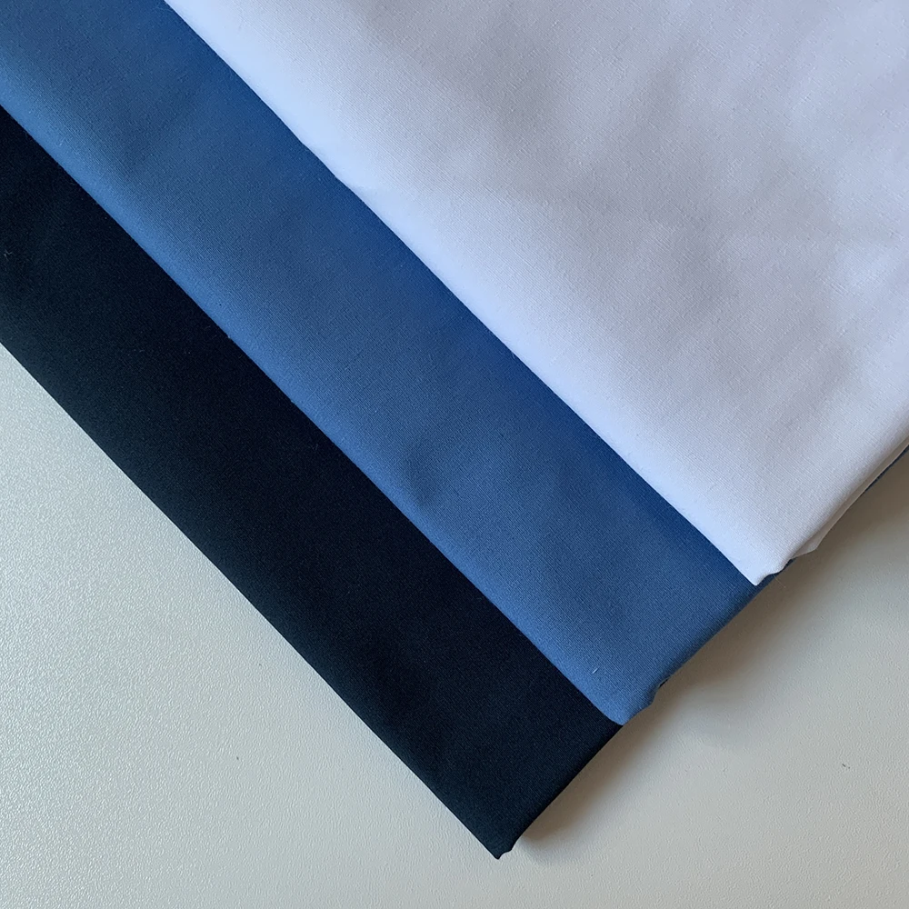 High Quality Plain Shirt Cloth Tela De Camisa Pocket Cloth Polyester Cotton Lisa De Algodon De Poliester De Alta Calidad PC