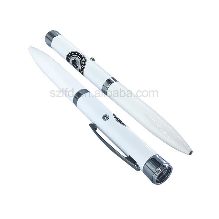 led light pen Customized logo projector flashlight torch ballpen Printed Multi-Function Led Torch Light Pen
