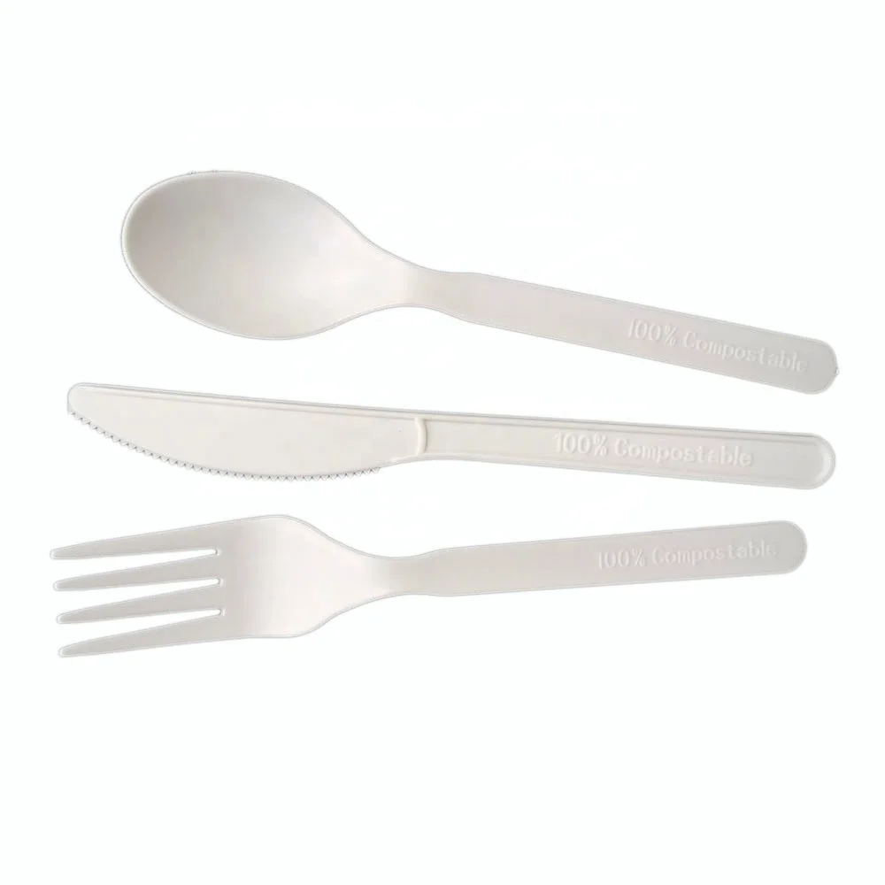 biodegradable pla plastic cutlery