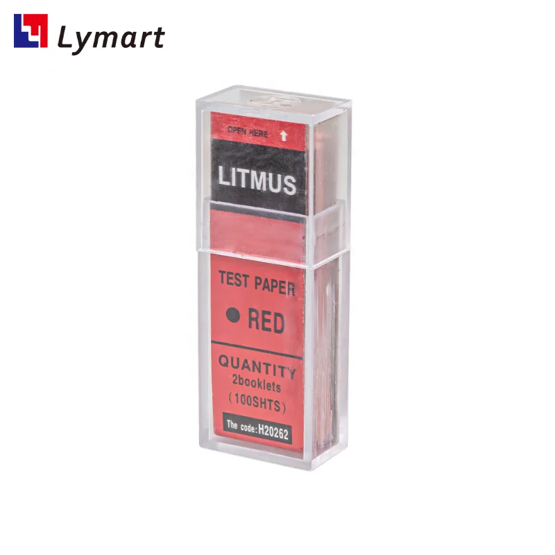 small alkali indicator ph red litmus test strips paper