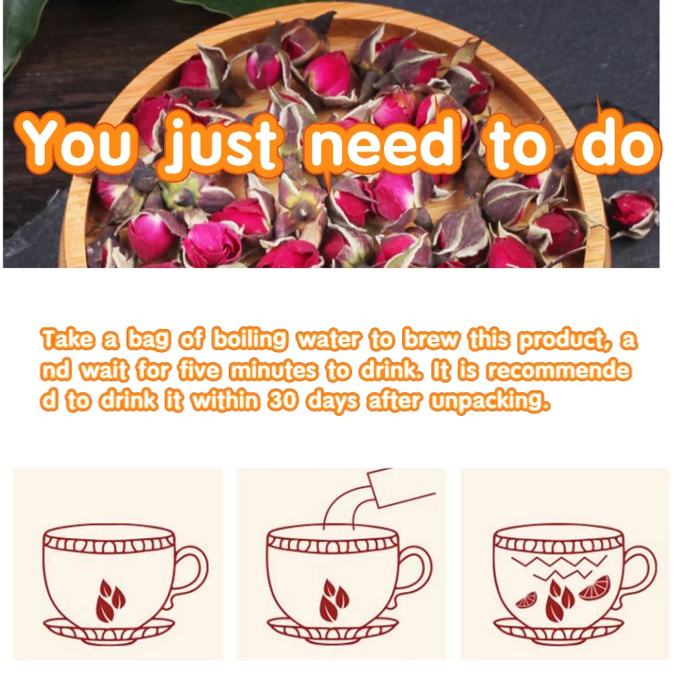 
Art Bloom Tea Tea Flowering Blooming Tea Natural Healthy Chinese Rose Ball Packaging Organic Pack Health 